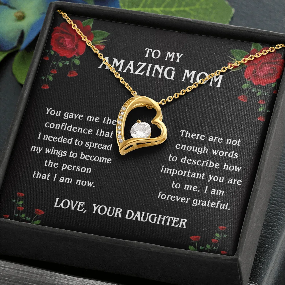 Forever Love Necklace To Mom From Daughter