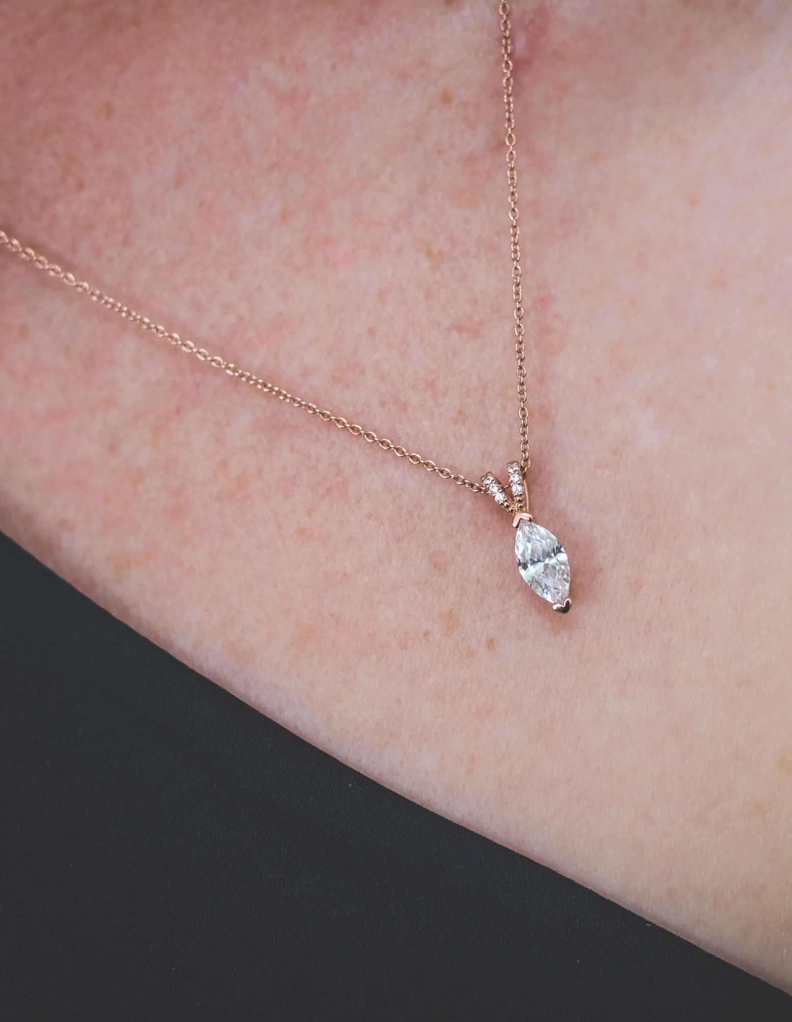 Georgini Heirloom Forever Necklace - Rose Gold