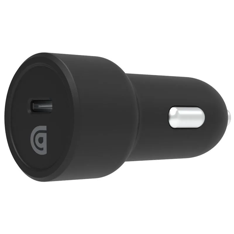 Griffin 20W USB C PD Car Charger with USB C to USB C Cable Black - GP-184-BLK