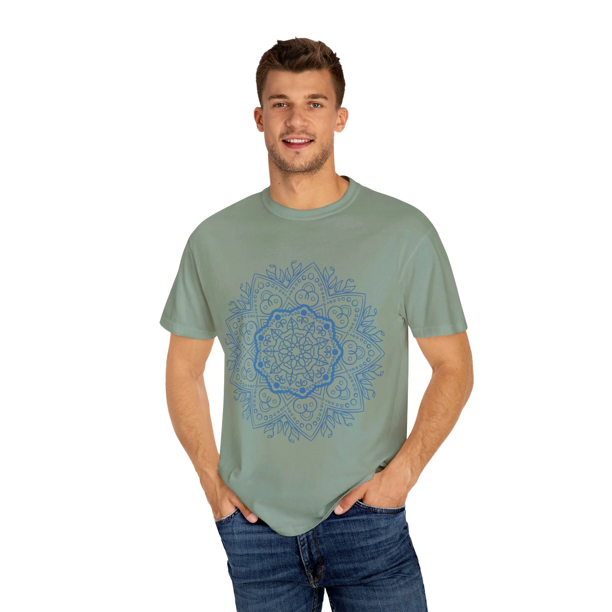 Handmade Mandala Art T-shirt - Unisex Fashion