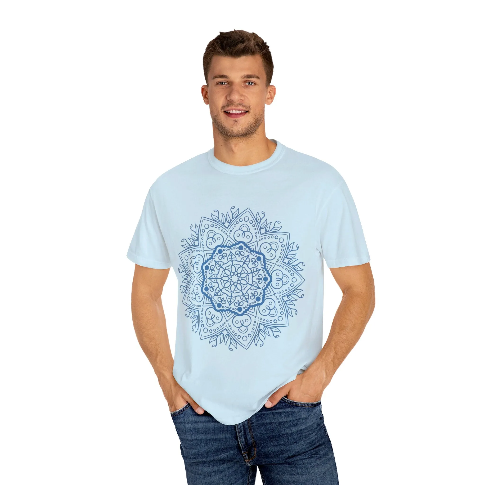 Handmade Mandala Art T-shirt - Unisex Fashion