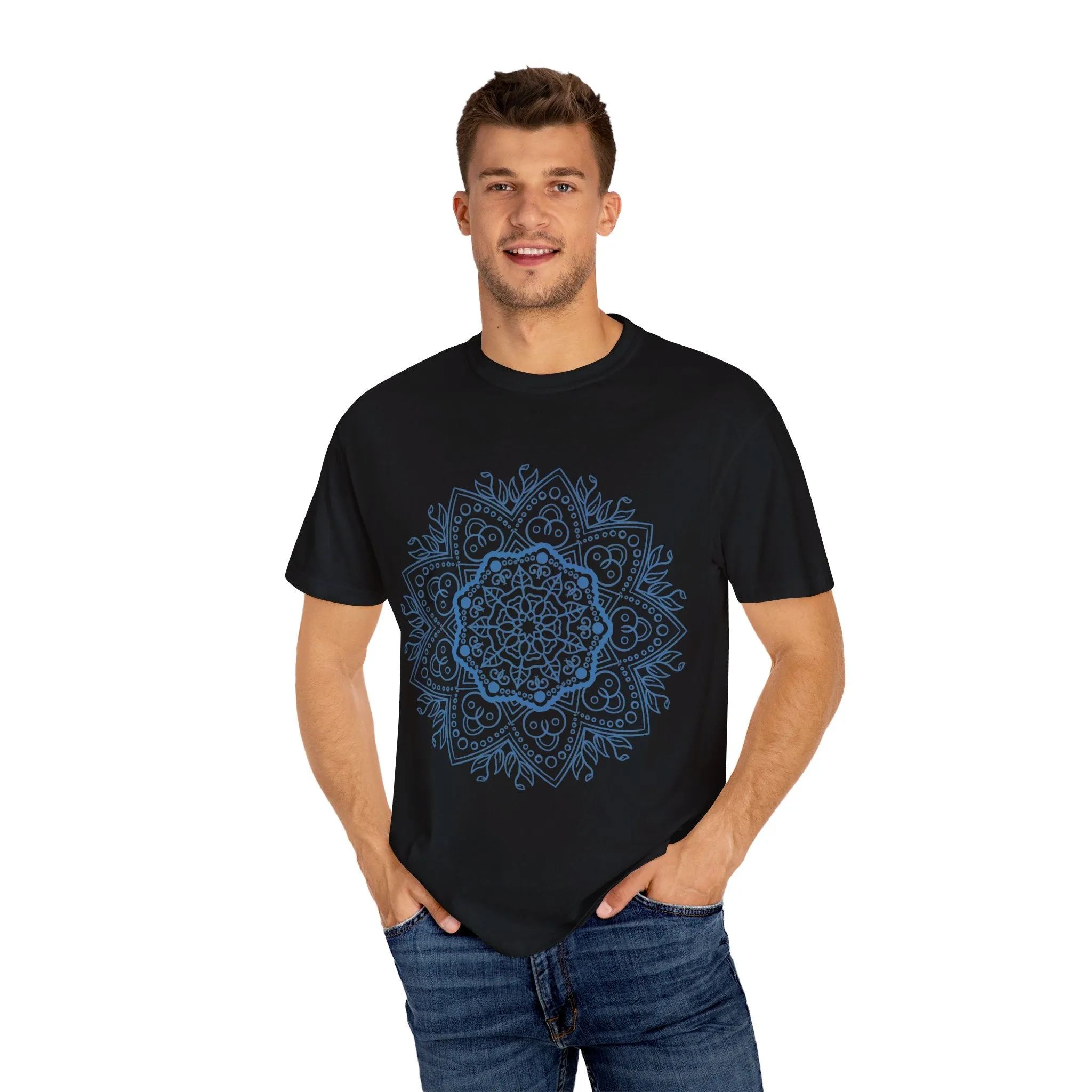 Handmade Mandala Art T-shirt - Unisex Fashion