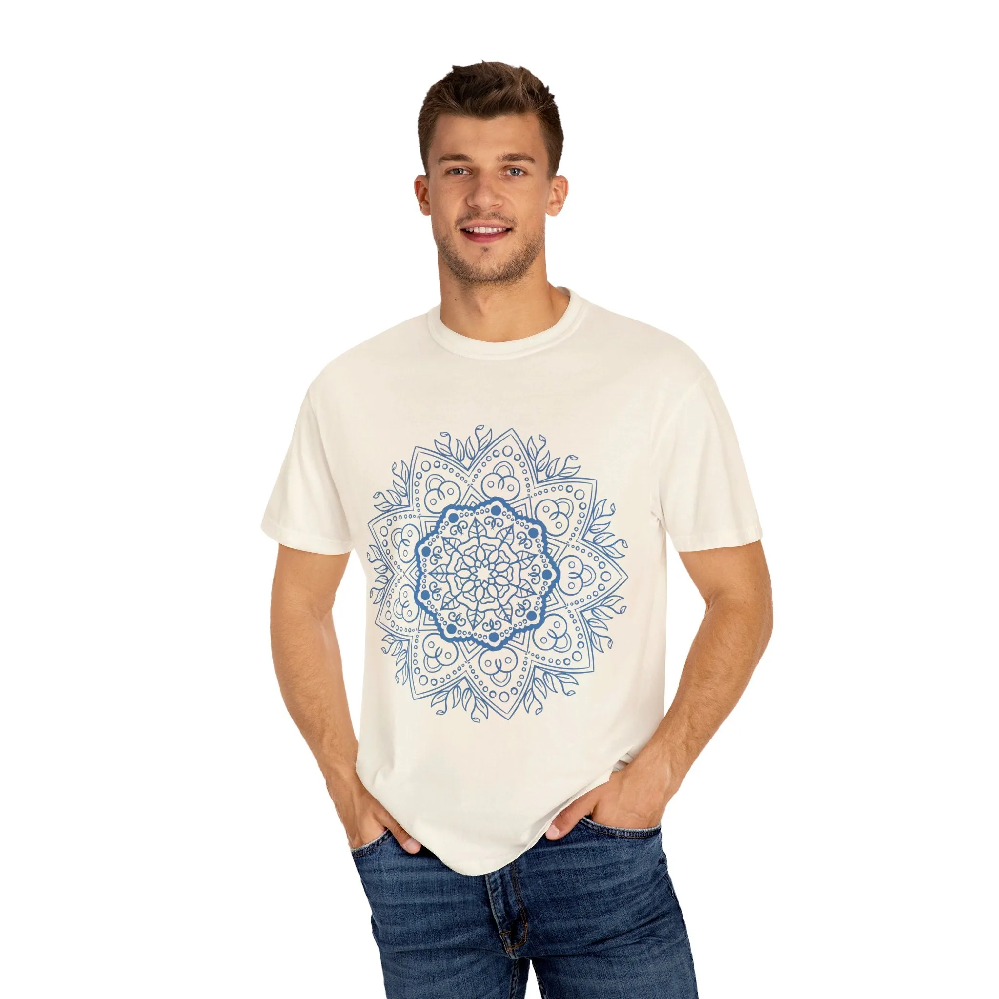 Handmade Mandala Art T-shirt - Unisex Fashion