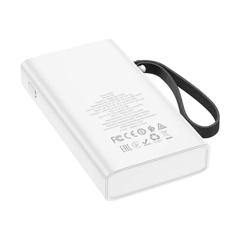 Hoco Q4 PD20W Type C & USB A Output Fast Charging Power Bank -10000mAh