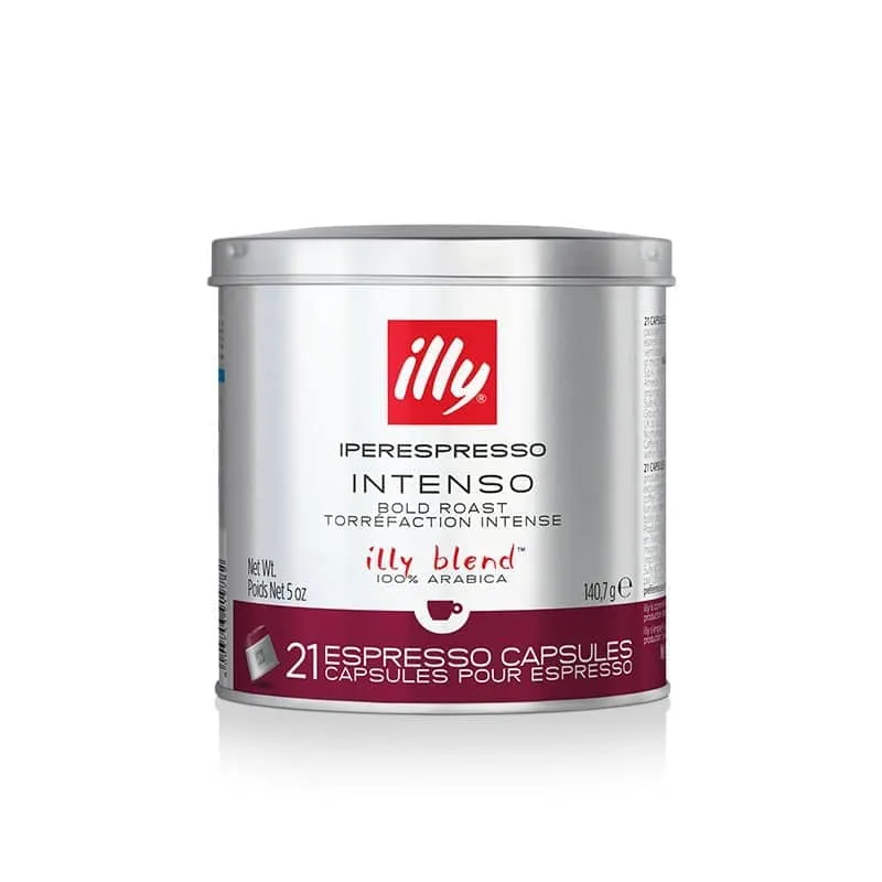 Illy iperEspresso Capsules Intenso - 21 Capsules (Case of 6)