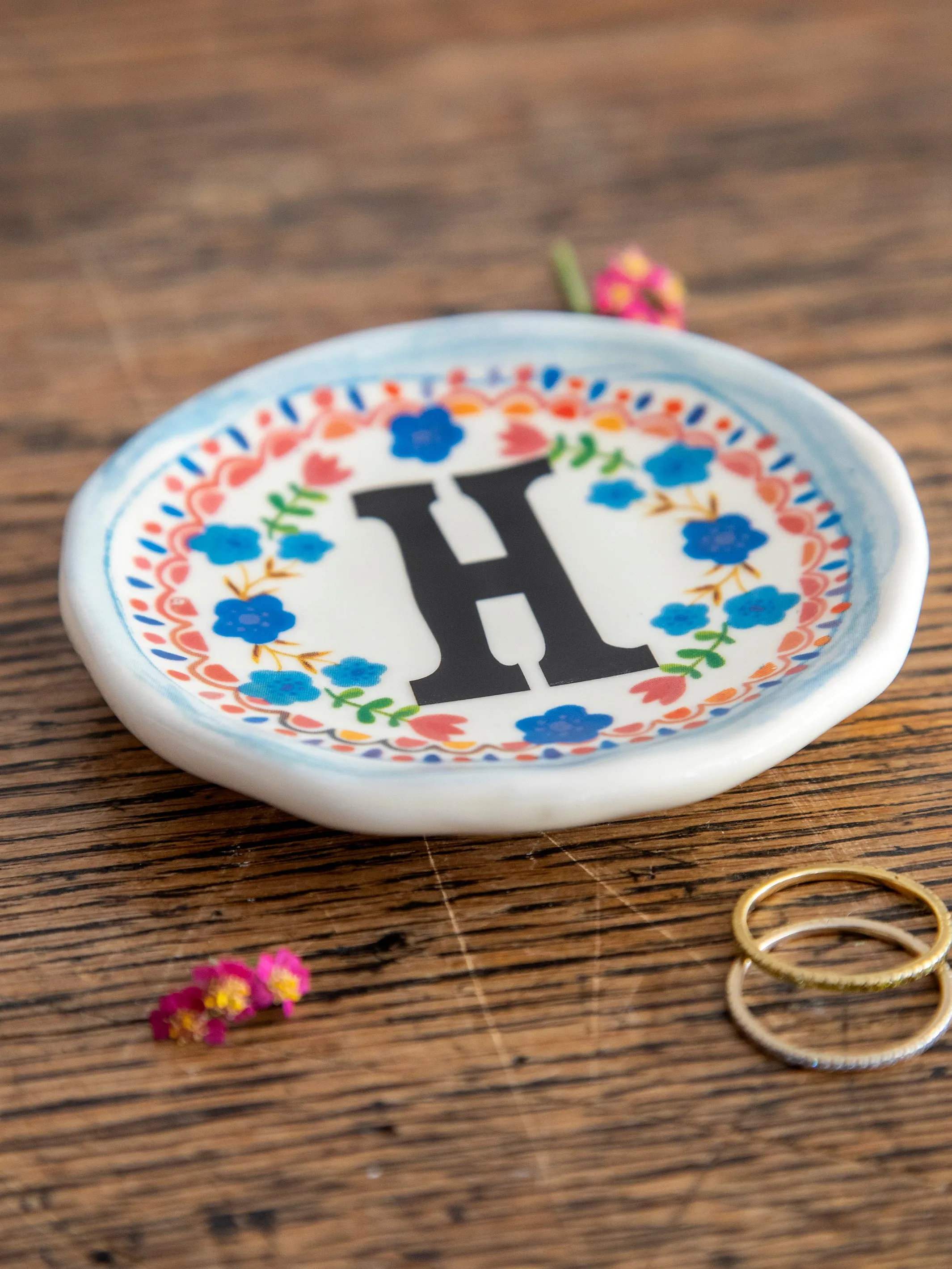 Initial Trinket Dish - H