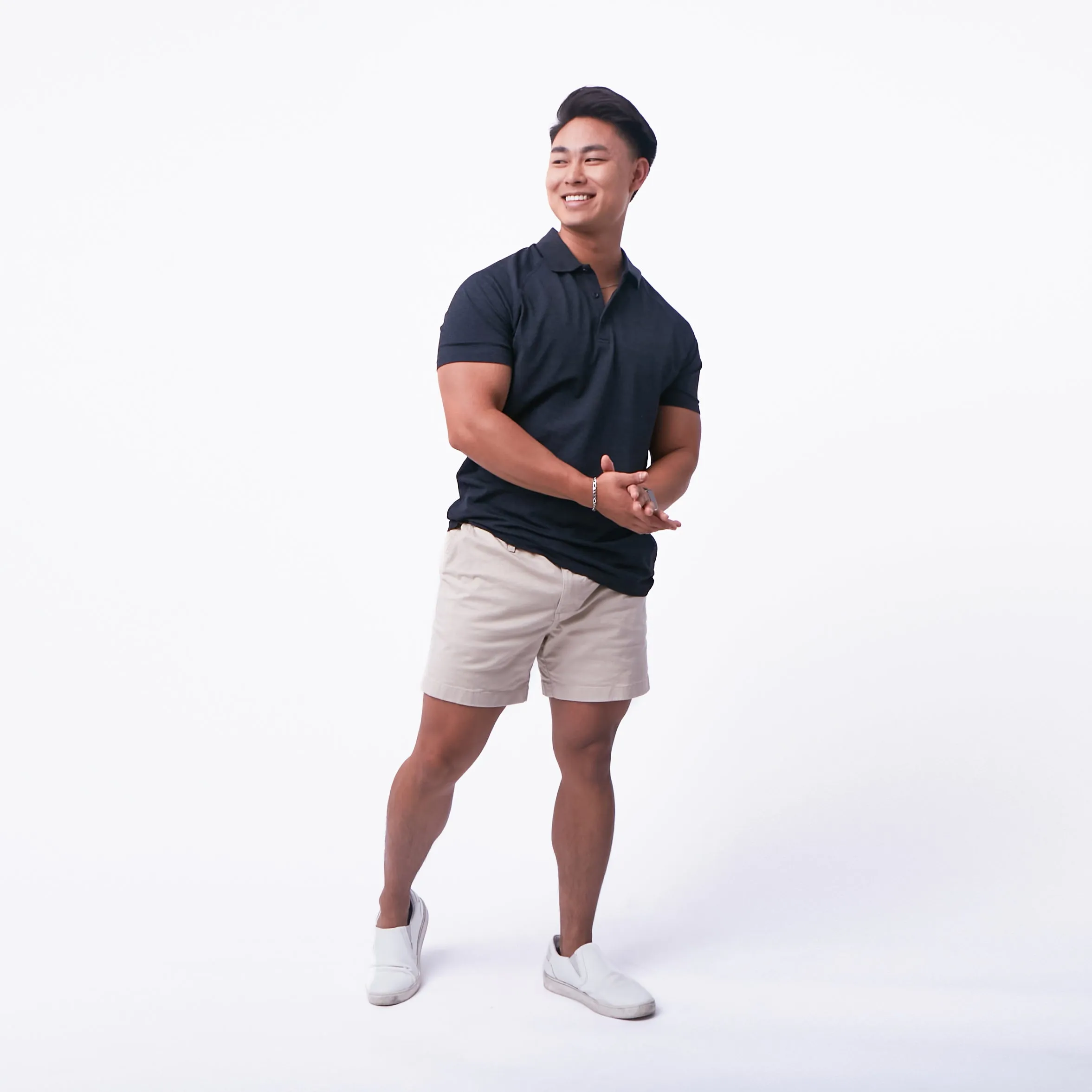 Sure! To create an optimized and descriptive title for an e-commerce product like Interval Polo - Navy, you can add modifiers that highlight specific features, material, fit, or potential benefits. Here’s an optimized version:

Mens Performance Interval Polo Shirt - Classic Fit, Quick-Dry, Breathable Navy Blue