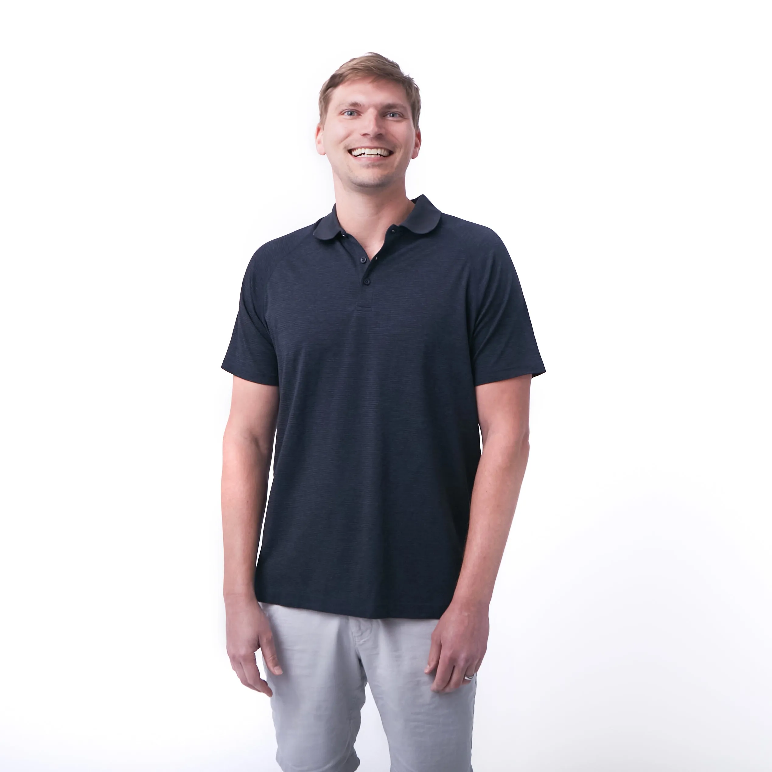 Sure! To create an optimized and descriptive title for an e-commerce product like Interval Polo - Navy, you can add modifiers that highlight specific features, material, fit, or potential benefits. Here’s an optimized version:

Mens Performance Interval Polo Shirt - Classic Fit, Quick-Dry, Breathable Navy Blue