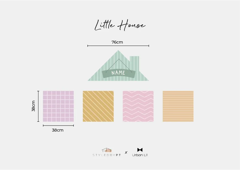 Little House Playroom Fabric Decal by Styledbypt x Urban Li'l