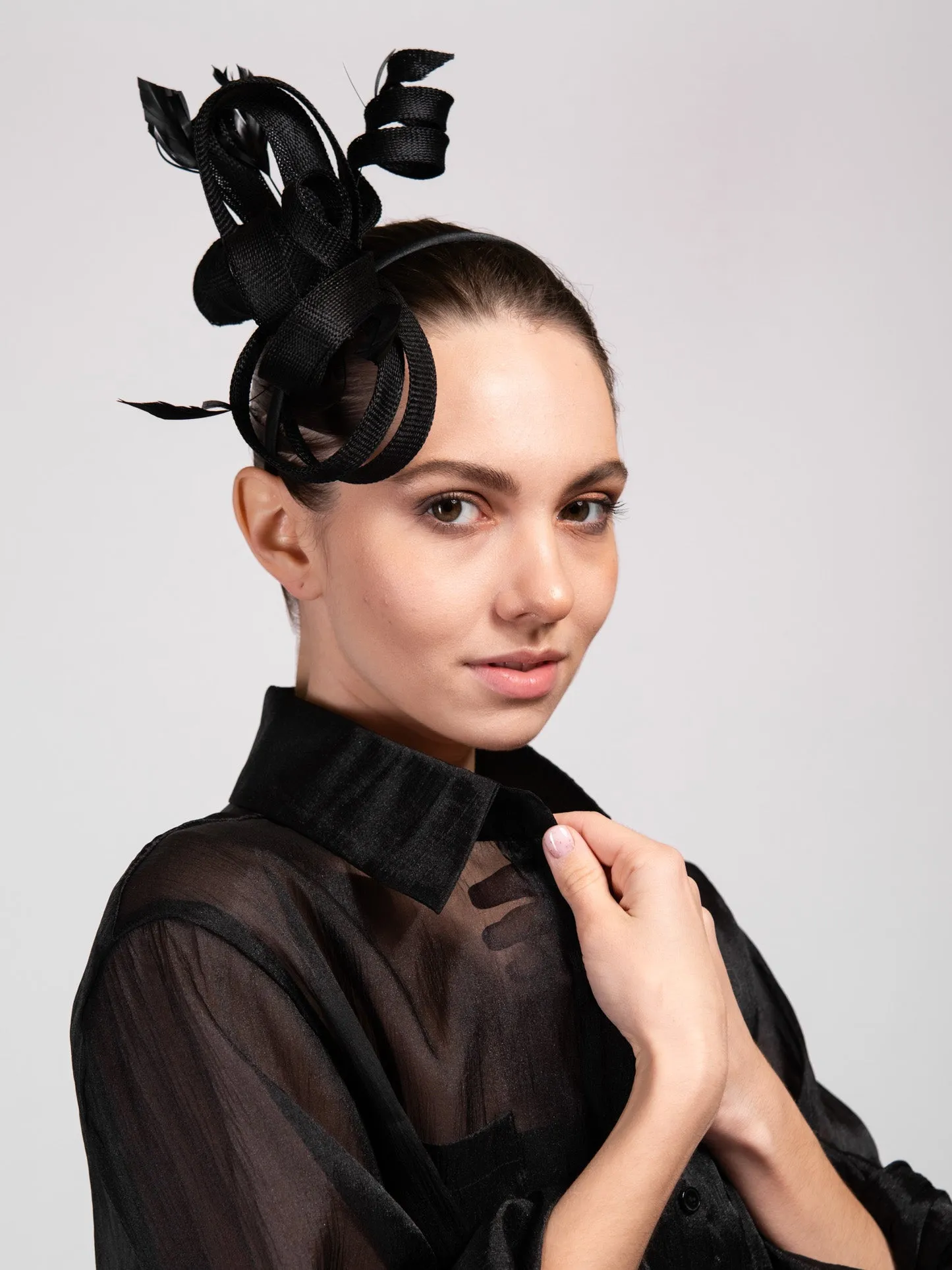 Lucia Fashion Flax Fascinator