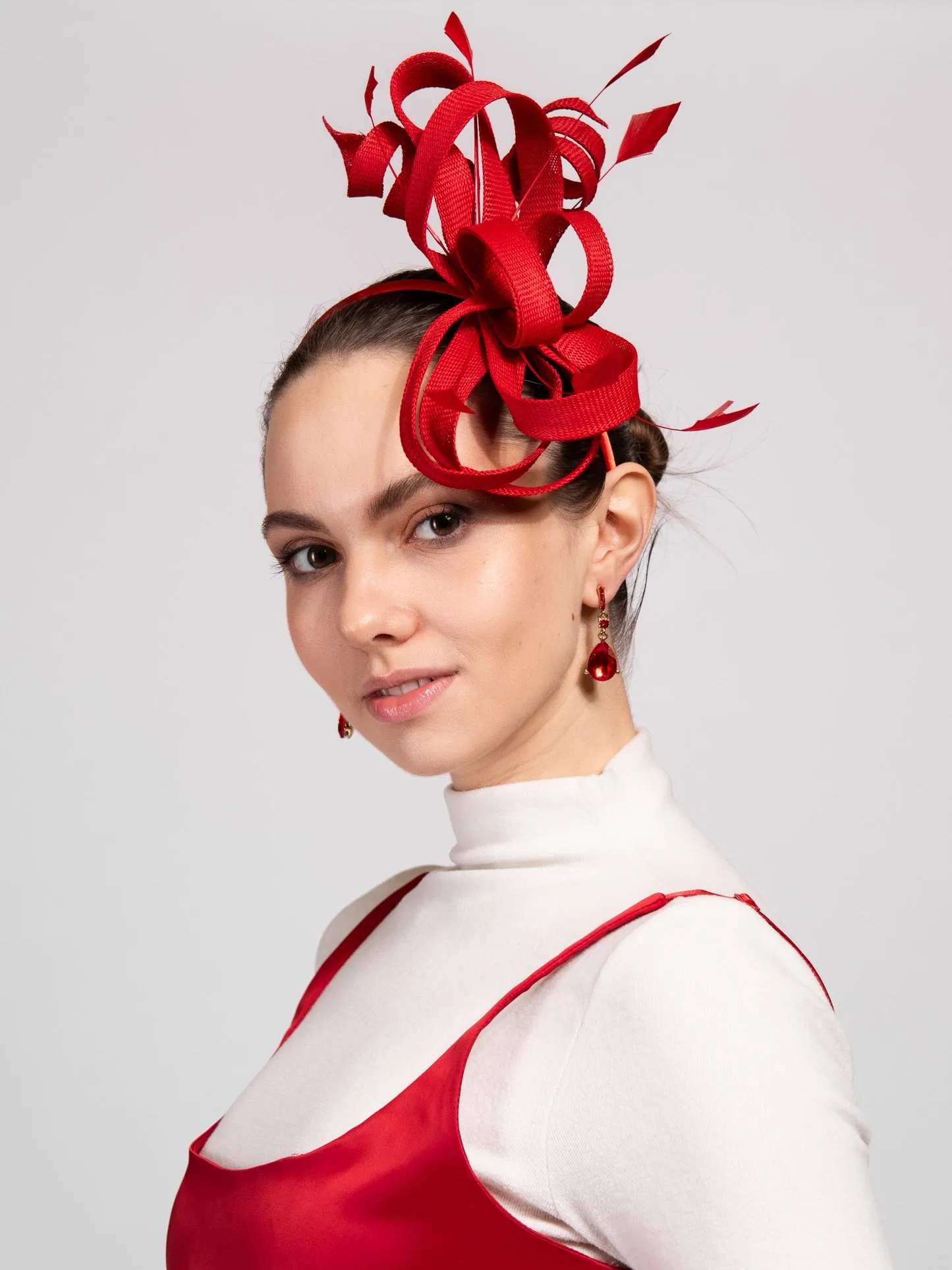 Lucia Fashion Flax Fascinator