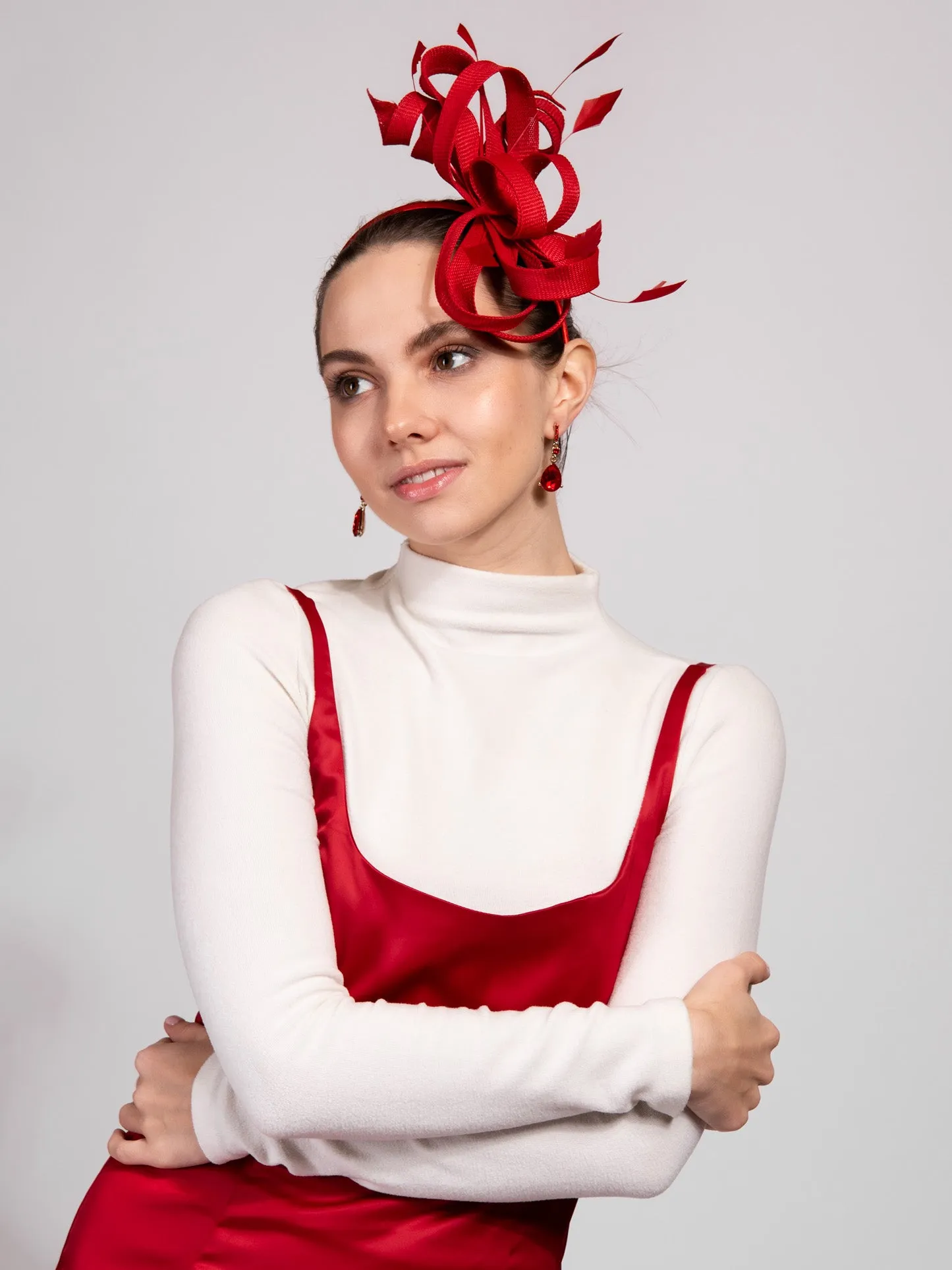 Lucia Fashion Flax Fascinator