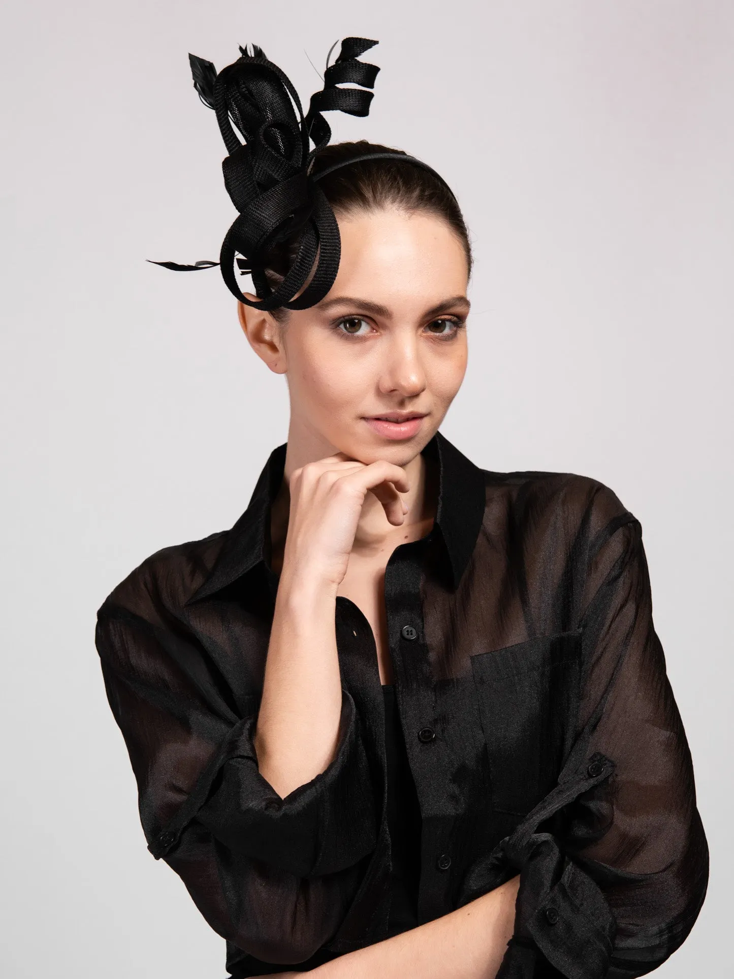 Lucia Fashion Flax Fascinator