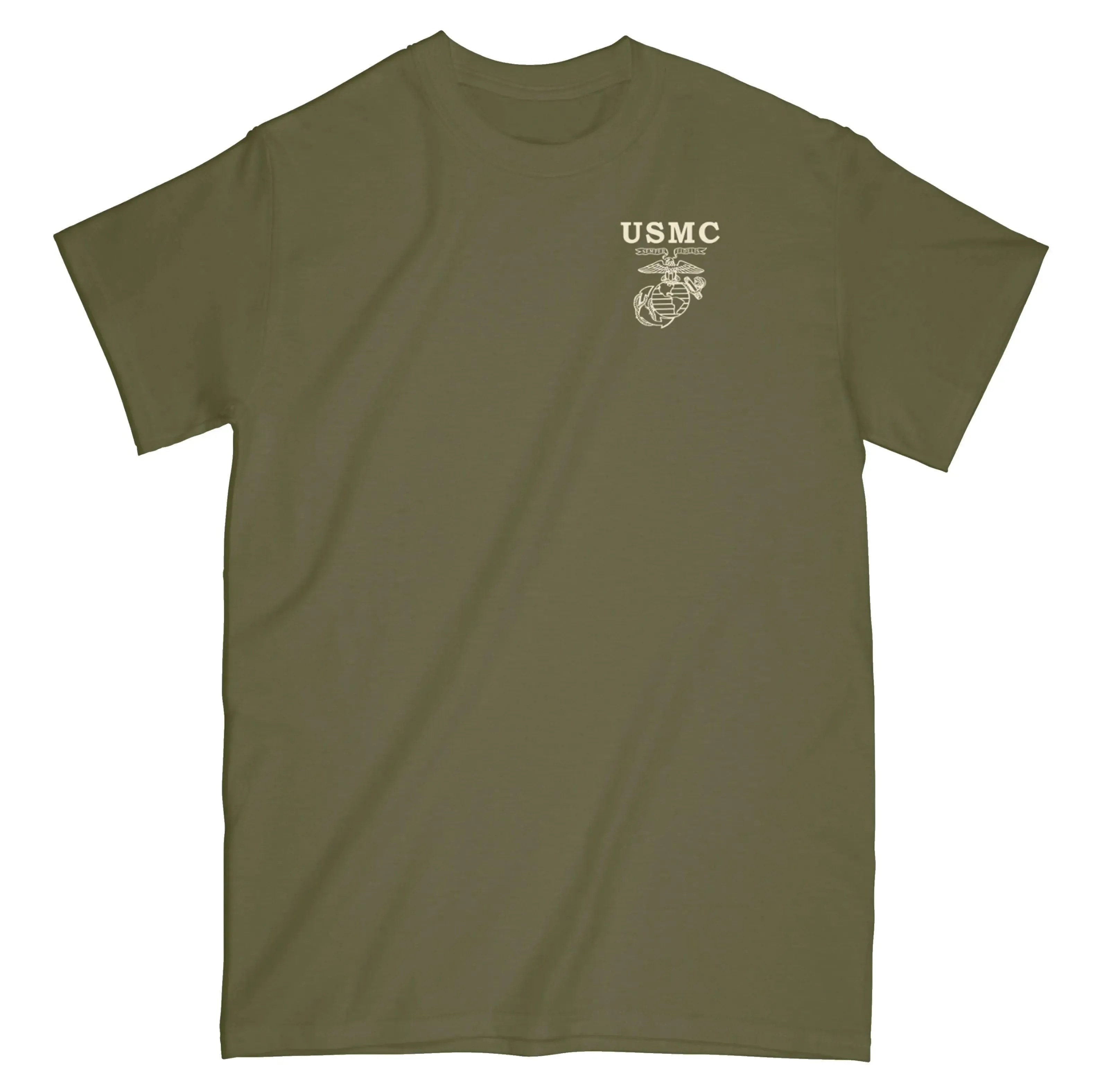 Marines Old School Heritage Sand Chest Seal Tee