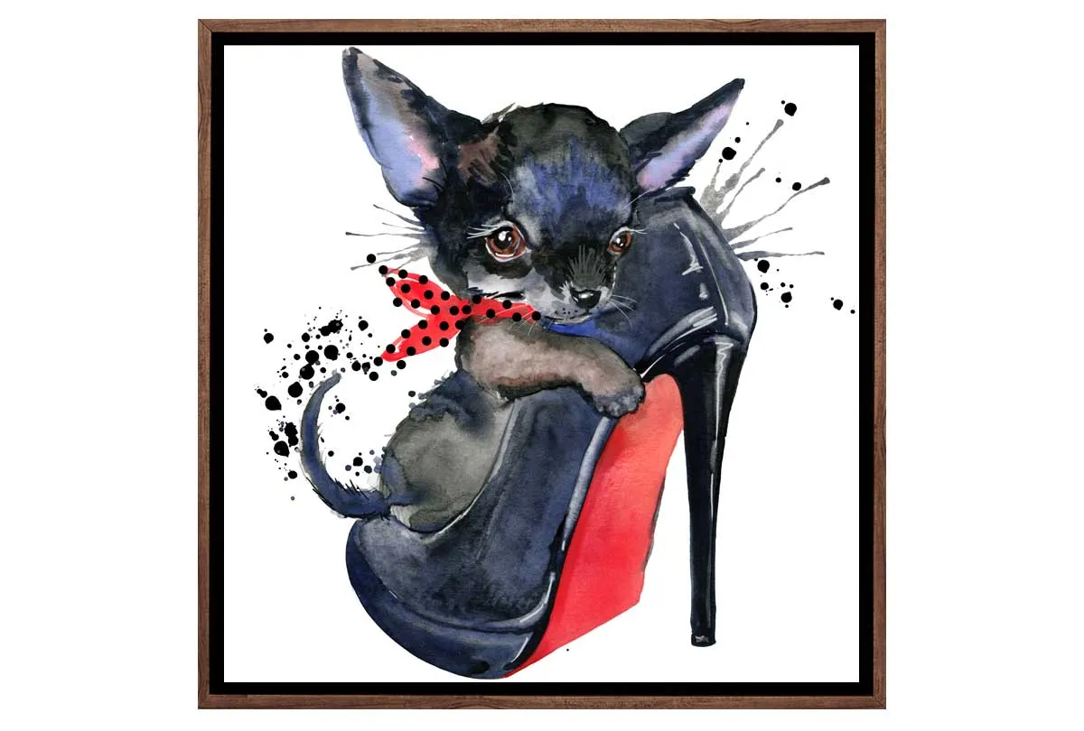 My Louboutin! | Fashion Canvas Wall Art Print