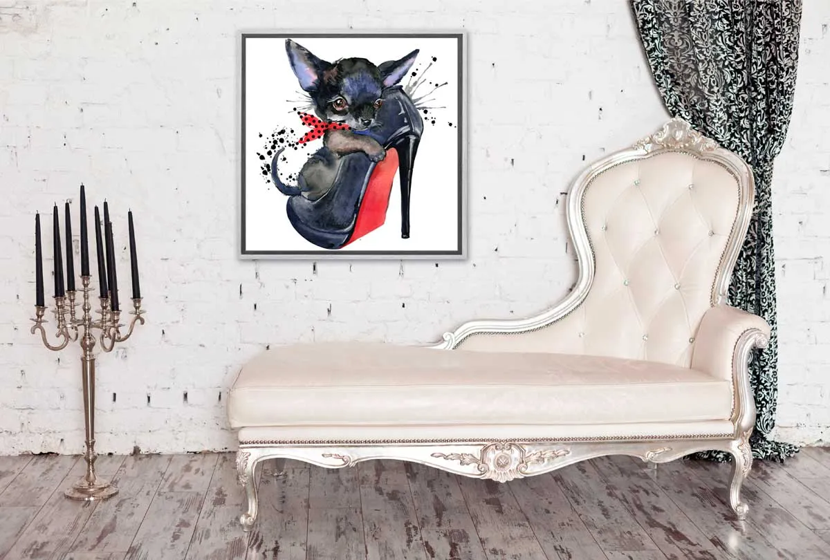 My Louboutin! | Fashion Canvas Wall Art Print