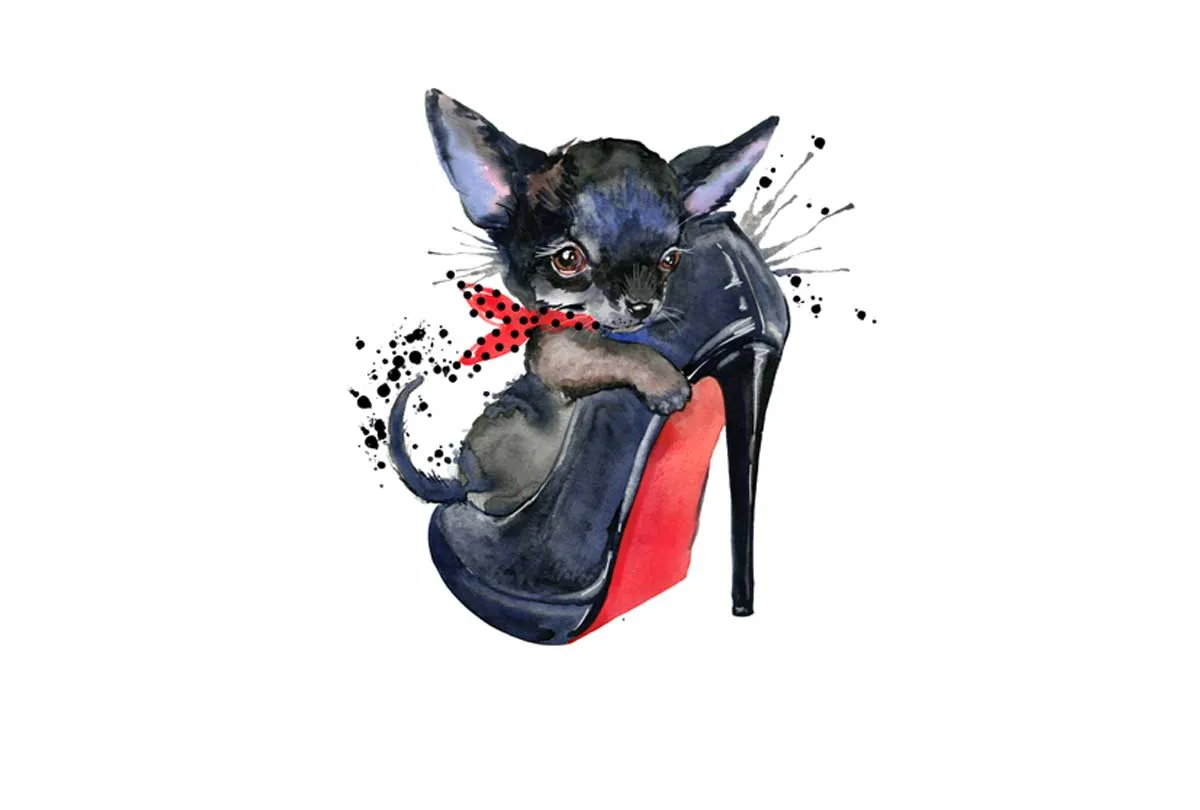 My Louboutin! | Fashion Canvas Wall Art Print