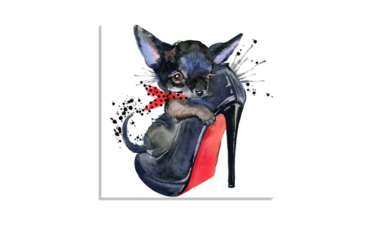 My Louboutin! | Fashion Canvas Wall Art Print