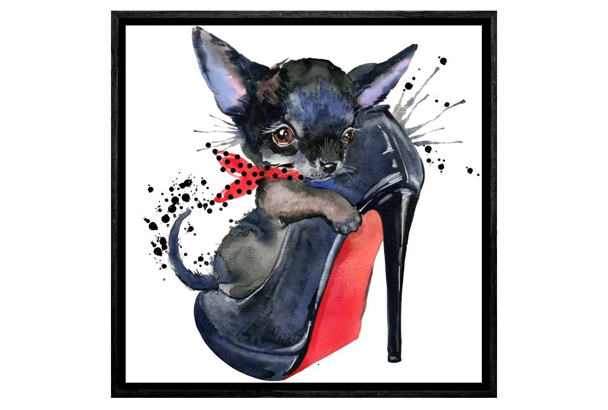 My Louboutin! | Fashion Canvas Wall Art Print