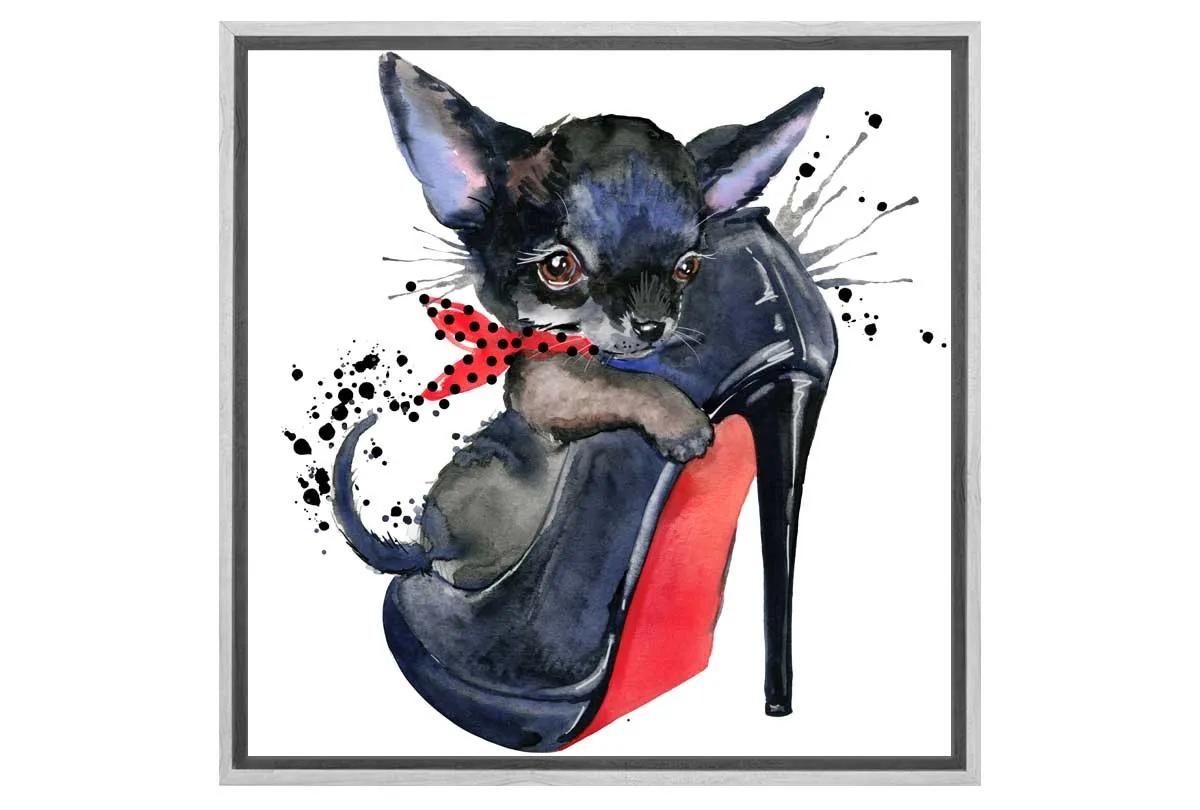 My Louboutin! | Fashion Canvas Wall Art Print