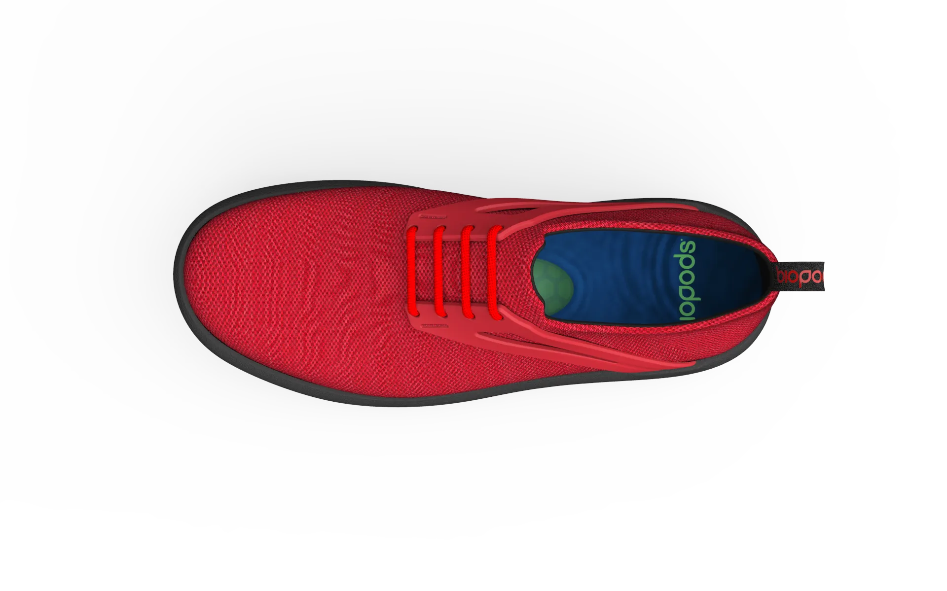 Narrow Urban Flex Sneakers - Red