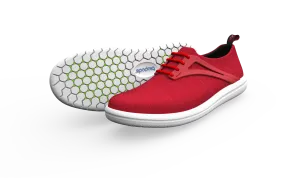 Narrow Urban Flex Sneakers - Red