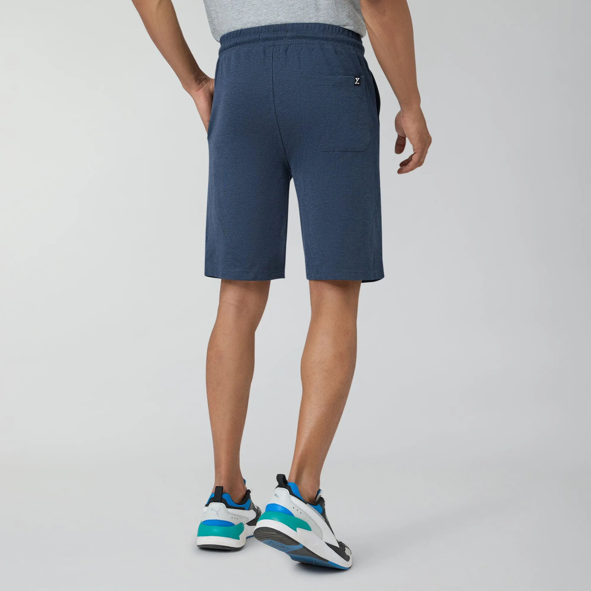 Nova Cotton Rich Shorts Midnight Blue