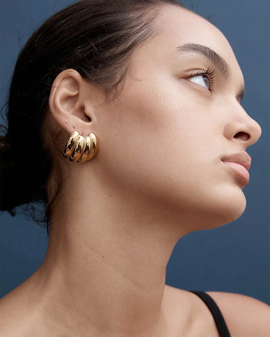 Nova Earrings in Gold