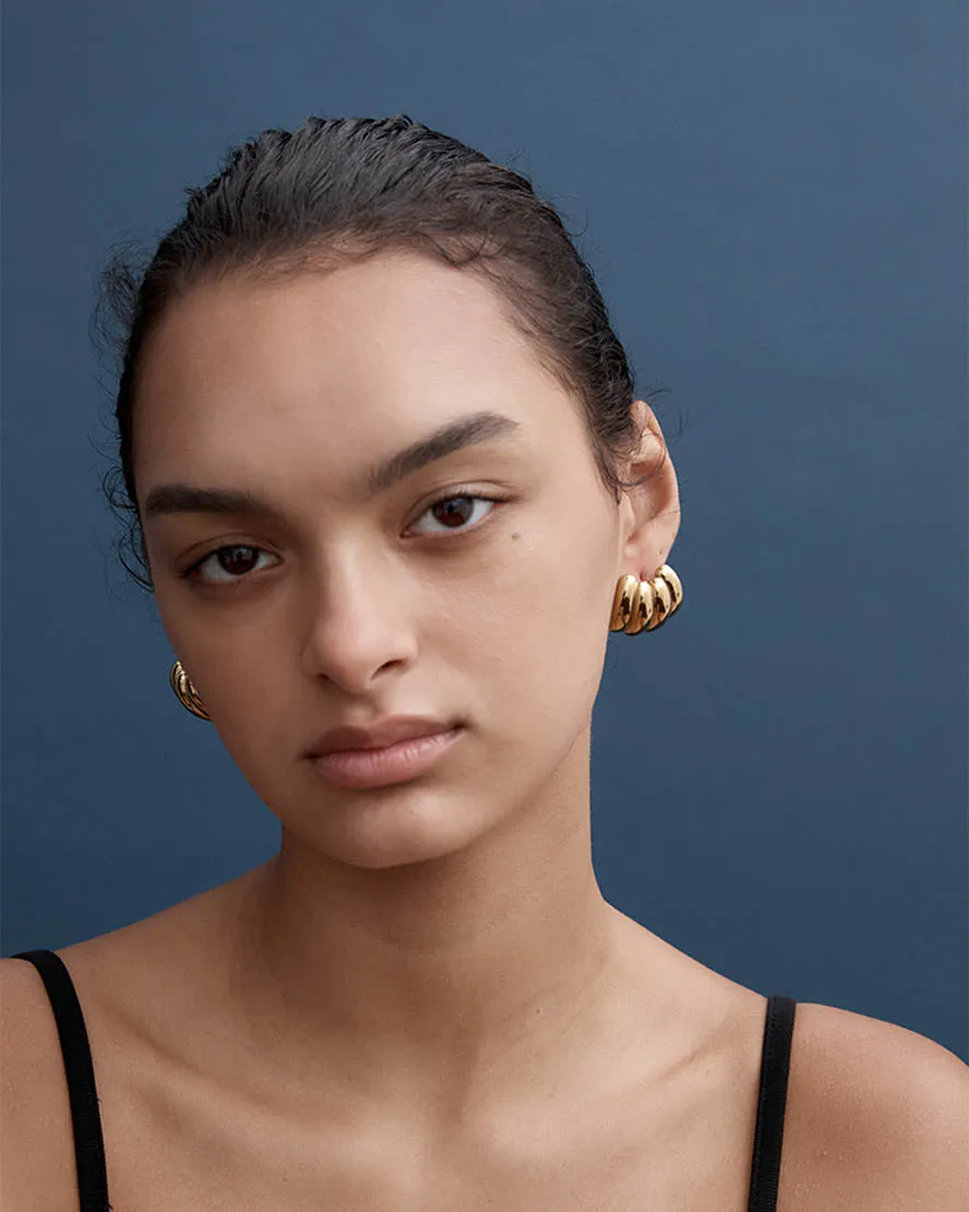 Nova Earrings in Gold