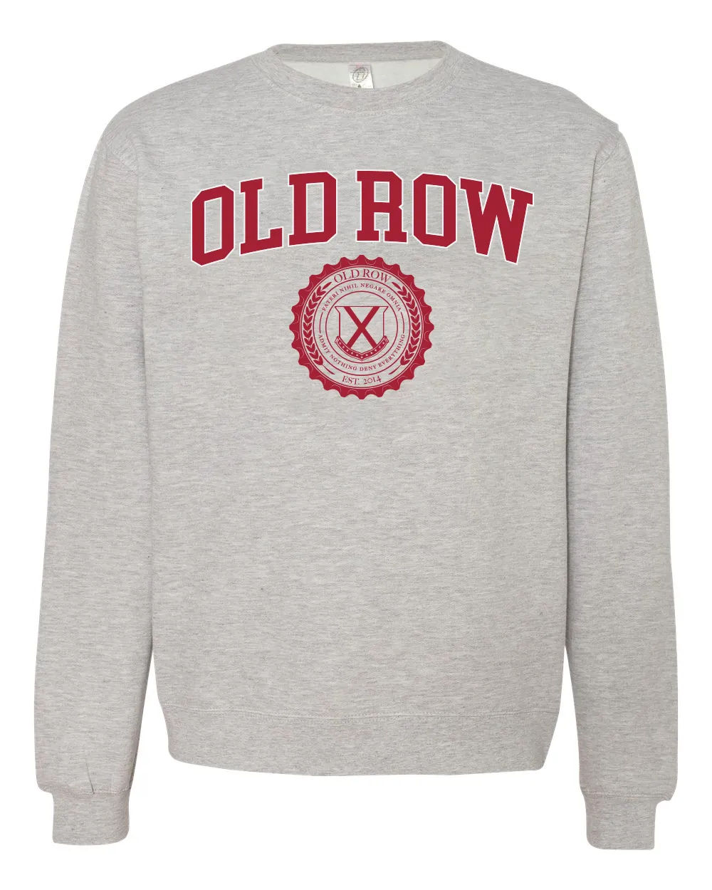 Old Row U Collegiate Crest Crewneck