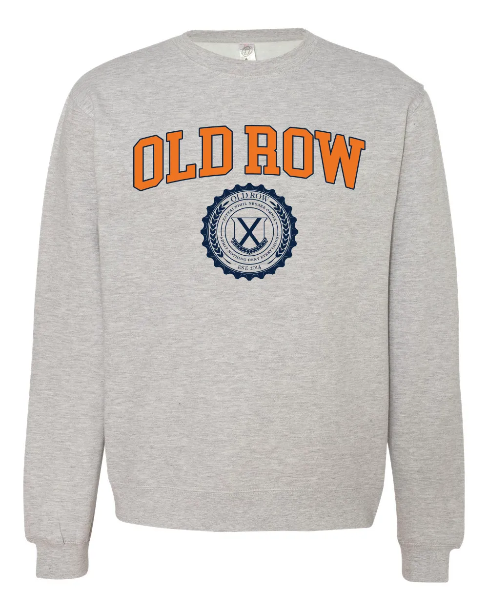 Old Row U Collegiate Crest Crewneck