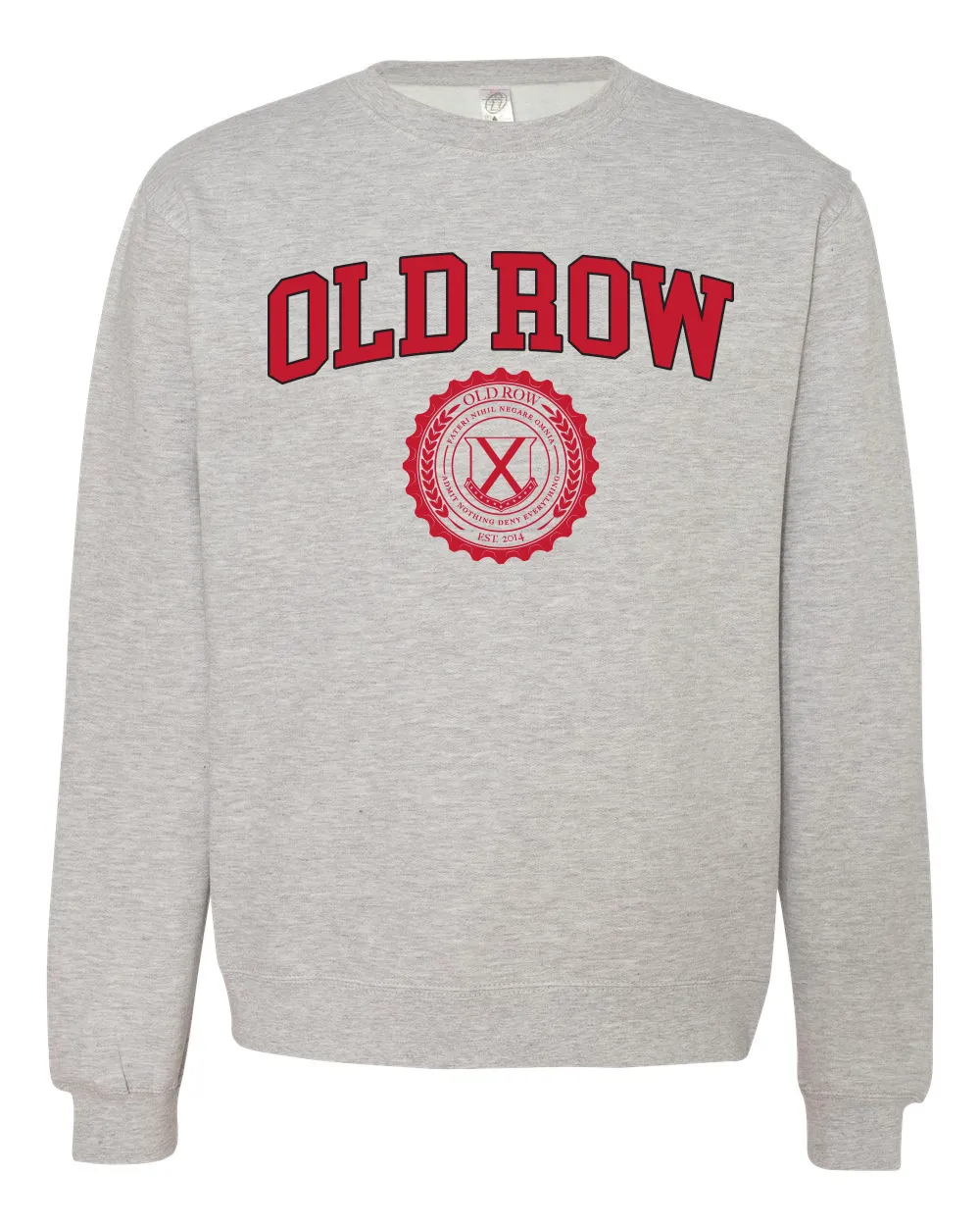 Old Row U Collegiate Crest Crewneck