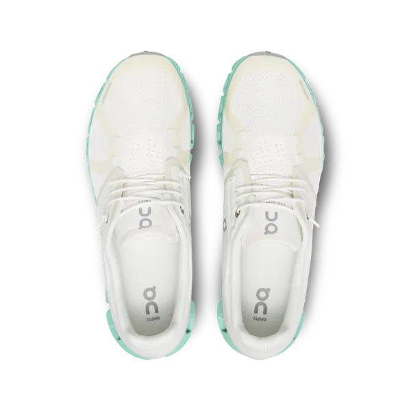 ON - Cloud 5 Undyed Women - White / Creek (ON-59.98368)