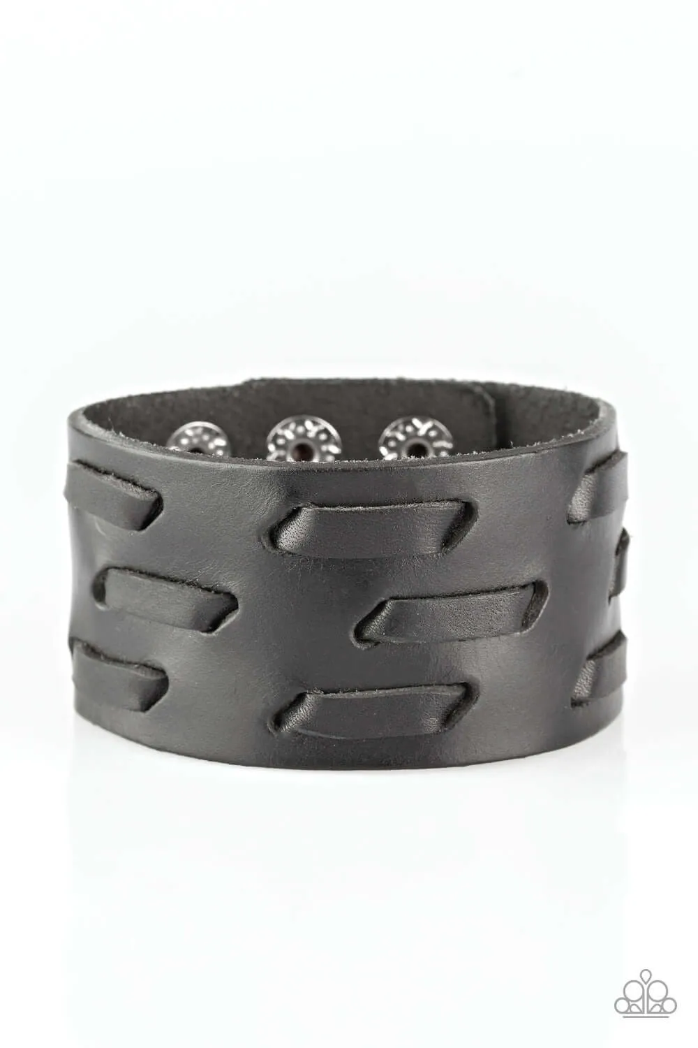 Paparazzi Accessories  - Be Your Own HUNTSMAN  #B368 Case 5 - Black Urban Bracelet