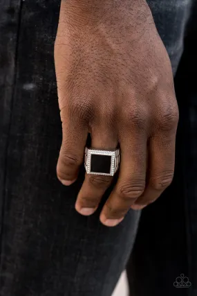 Paparazzi Accessories  - The Titan - Black Urban Ring