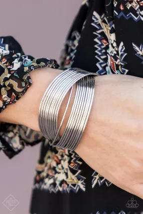 Paparazzi Urban Glam Silver Cuff Bracelet