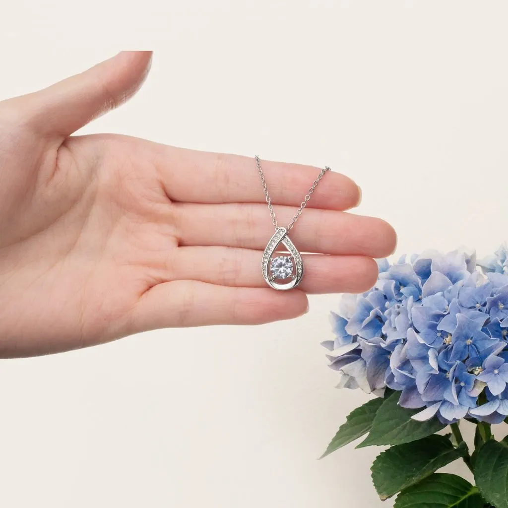 Pascuas, Best Friend, Forever Love - Floating Zircon Stone Necklace