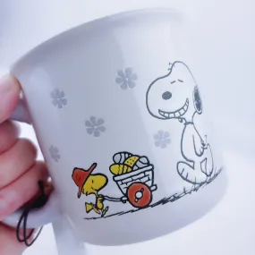 Peanuts Snoopy & Woodstock Happy Easter Together Big Coffee Mug Cup 21 oz