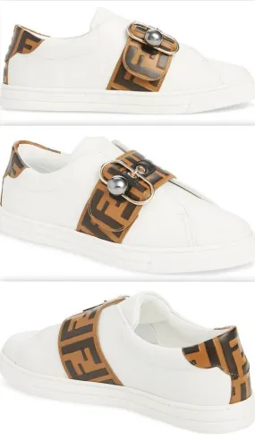 'Pearland' Logo Slip-On Sneakers