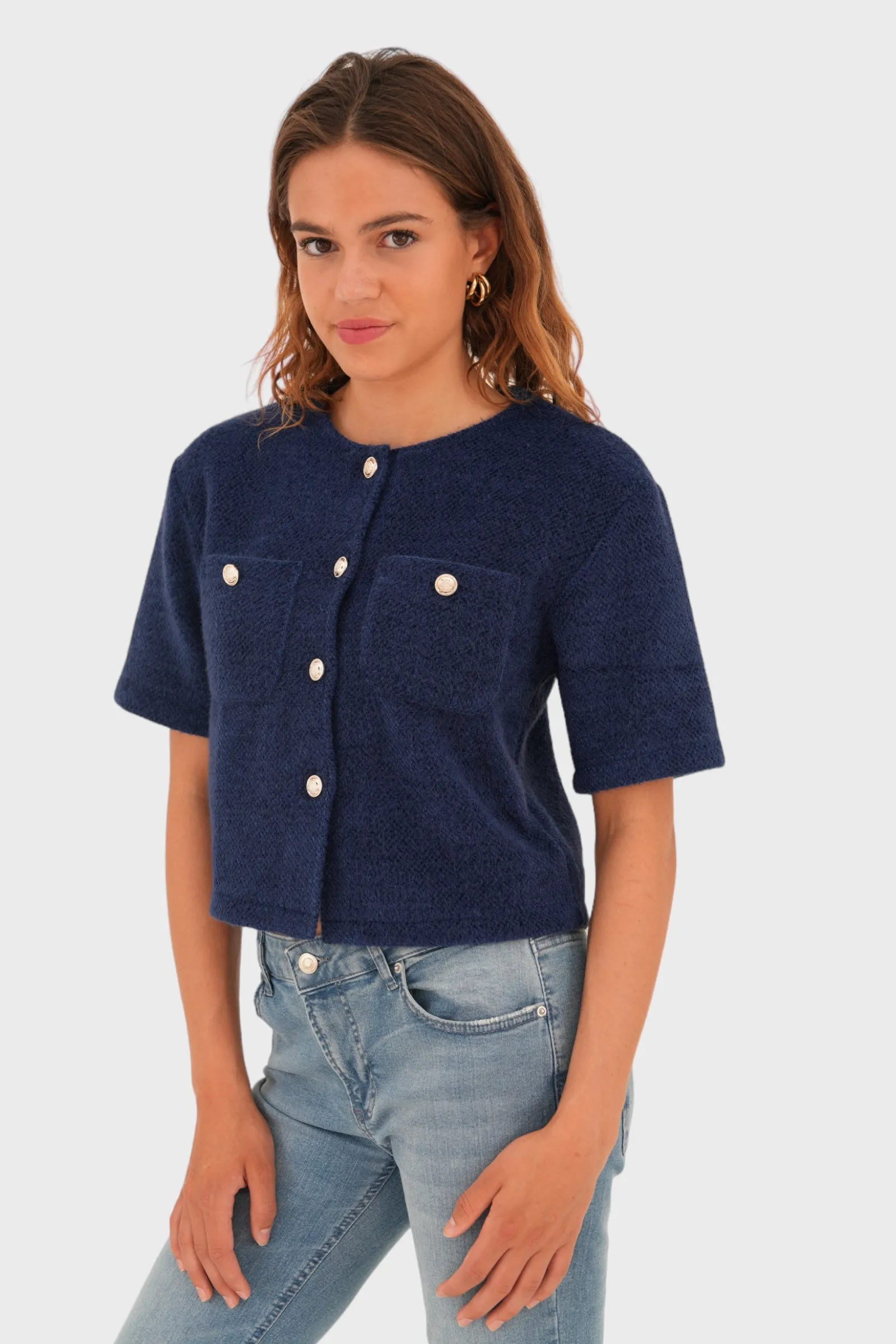 "Penelope" top navy