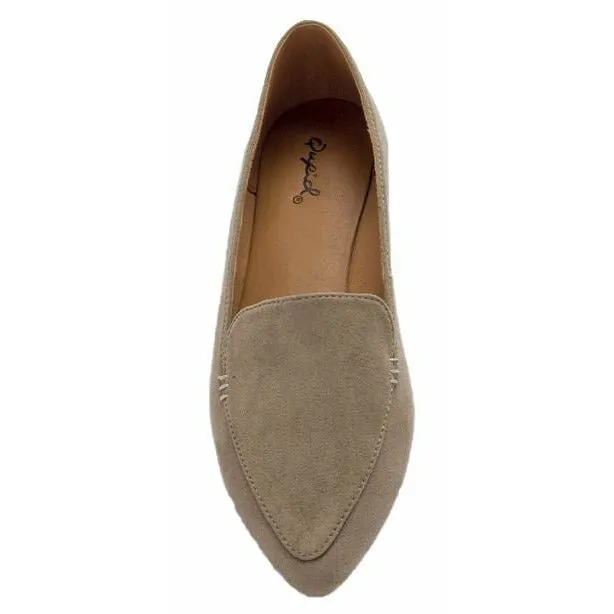 Qupid On Point Slip On Flat Loafers