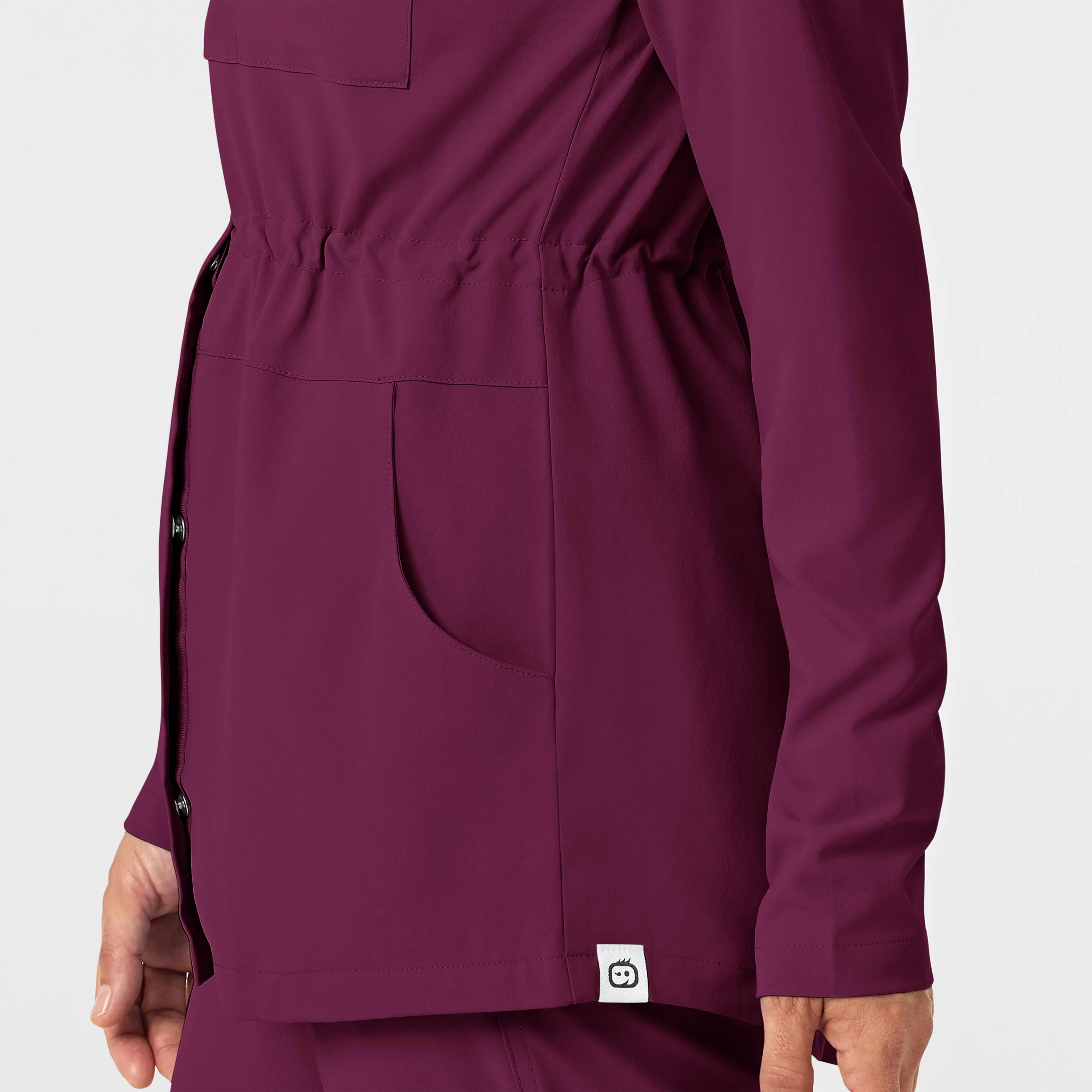 RENEW Women's Convertible Hood Fashion Jacket - Wine