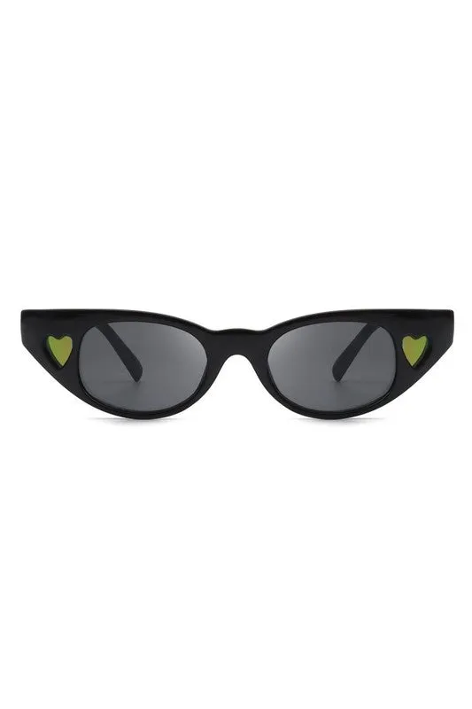 Retro Slim Cat Eye Fashion Sunglasses