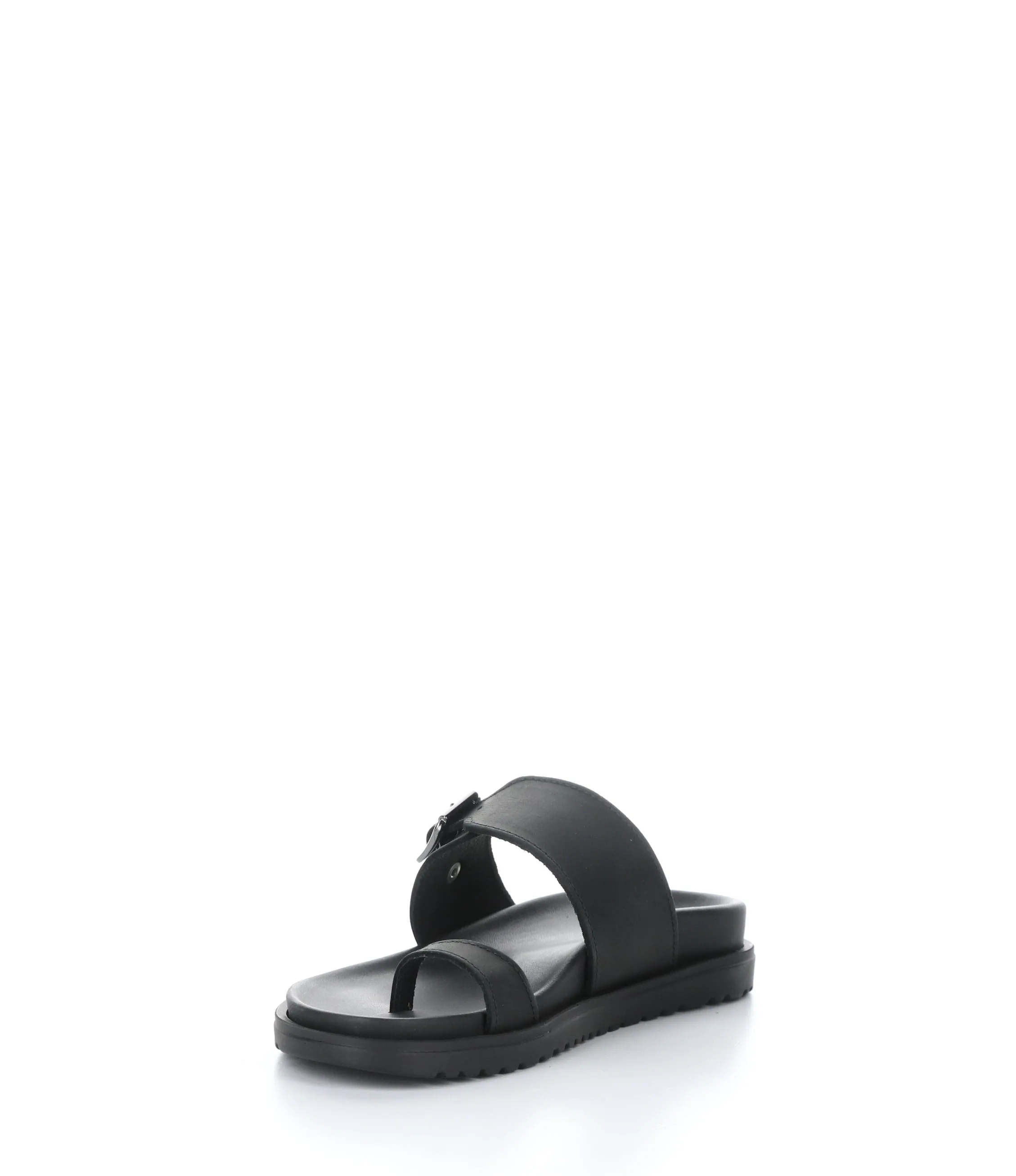 SANTO BLACK Slip-on Mules