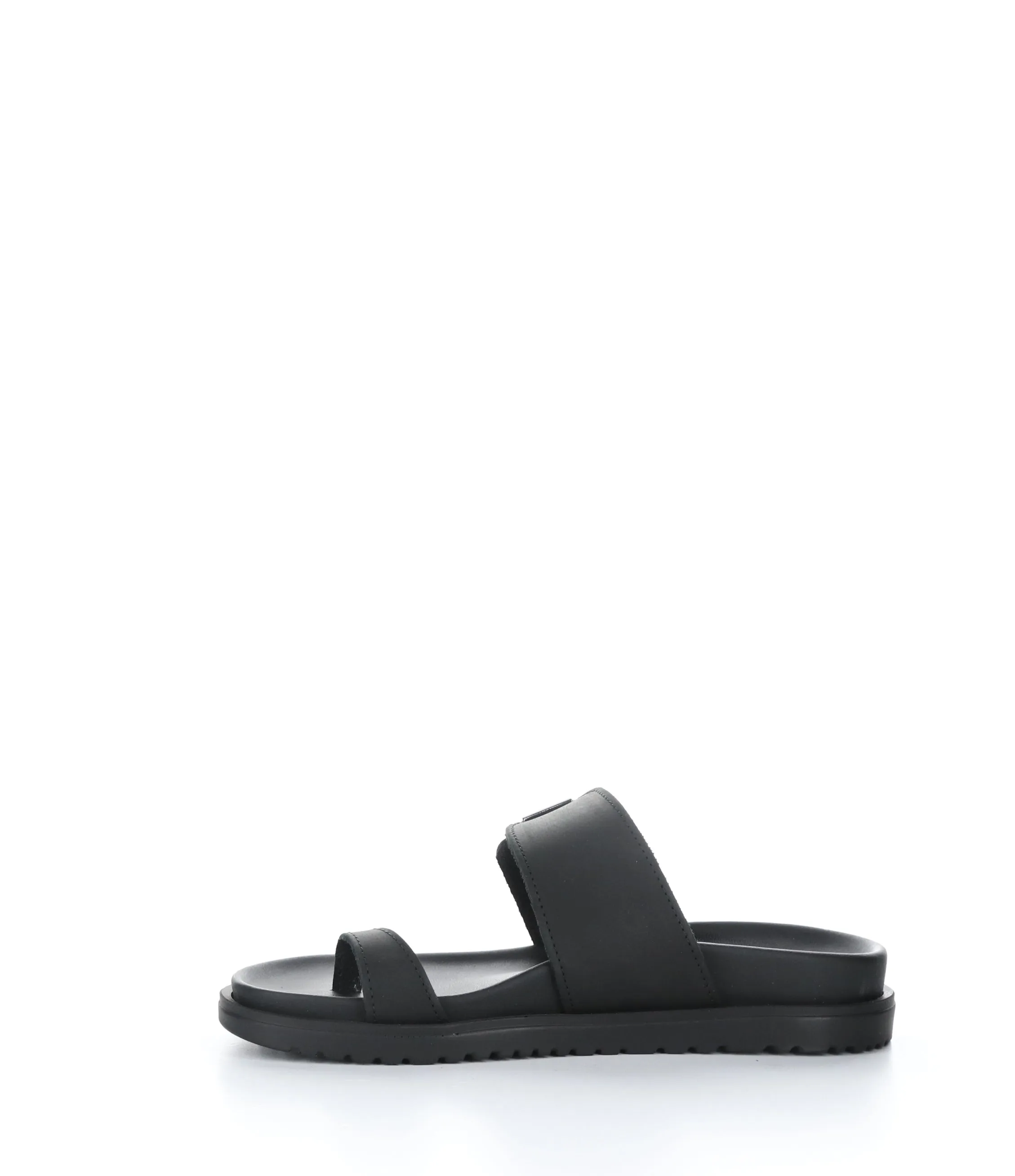 SANTO BLACK Slip-on Mules