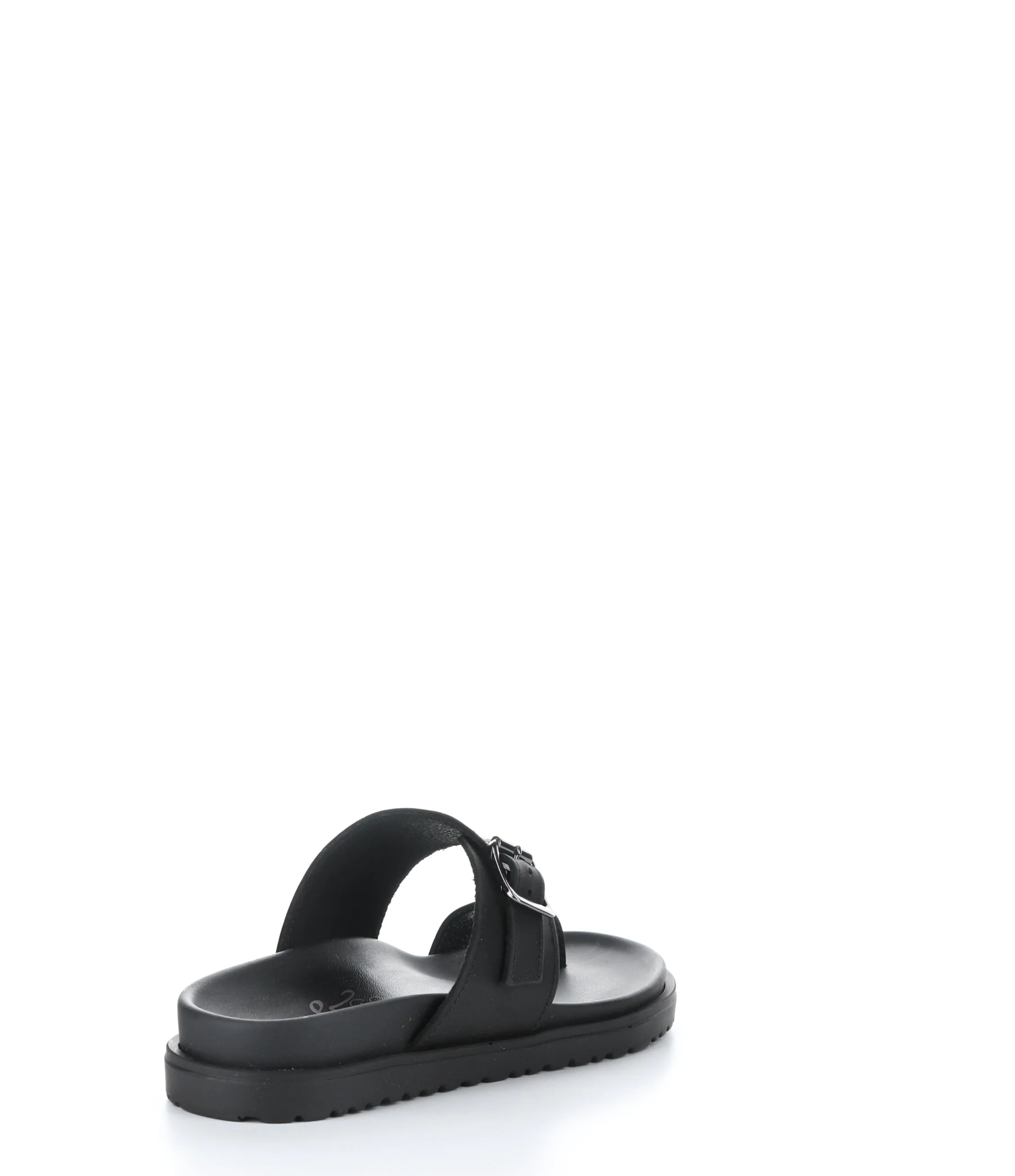 SANTO BLACK Slip-on Mules