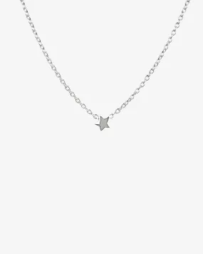 Stella Nova drop necklace silver