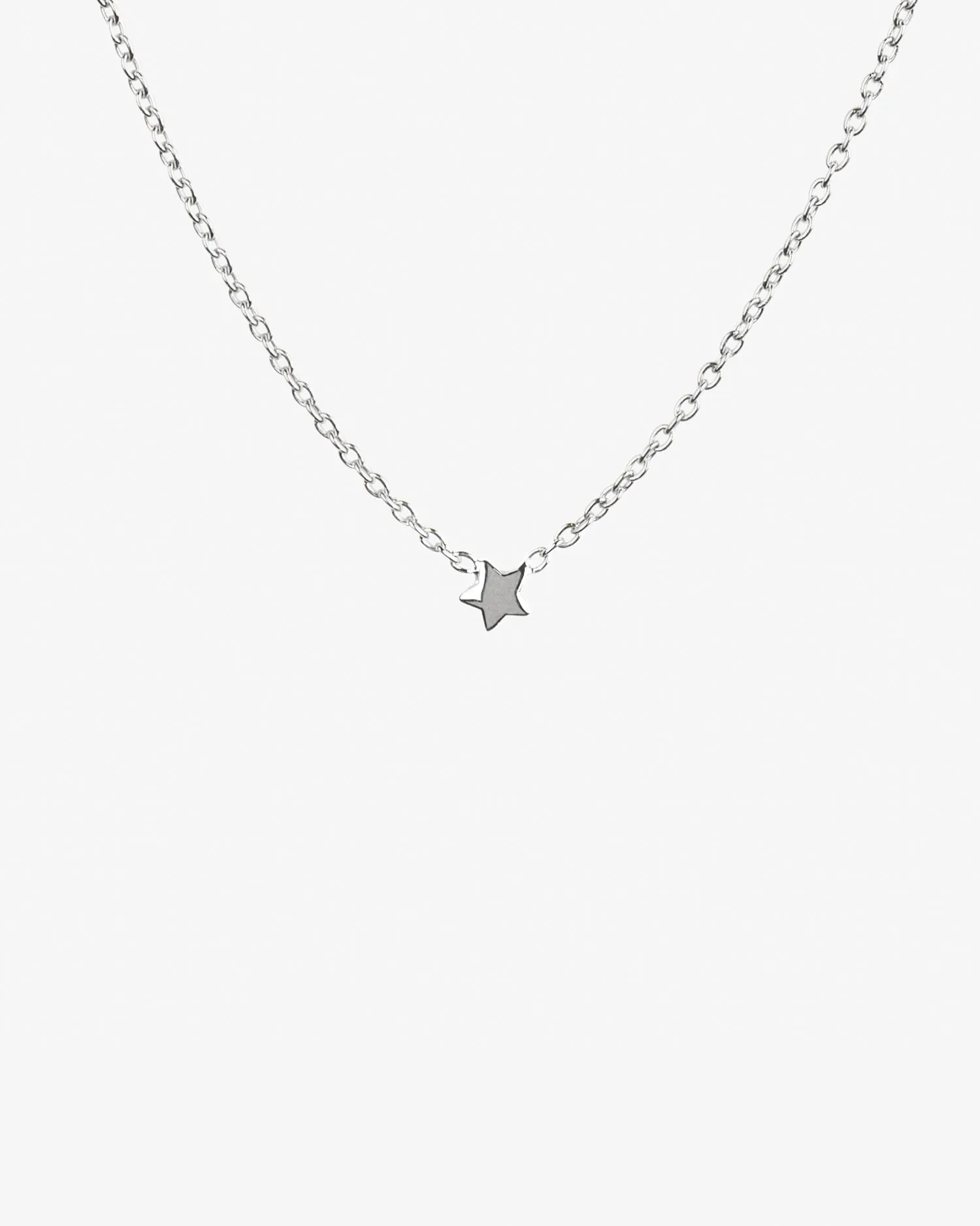 Stella Nova drop necklace silver