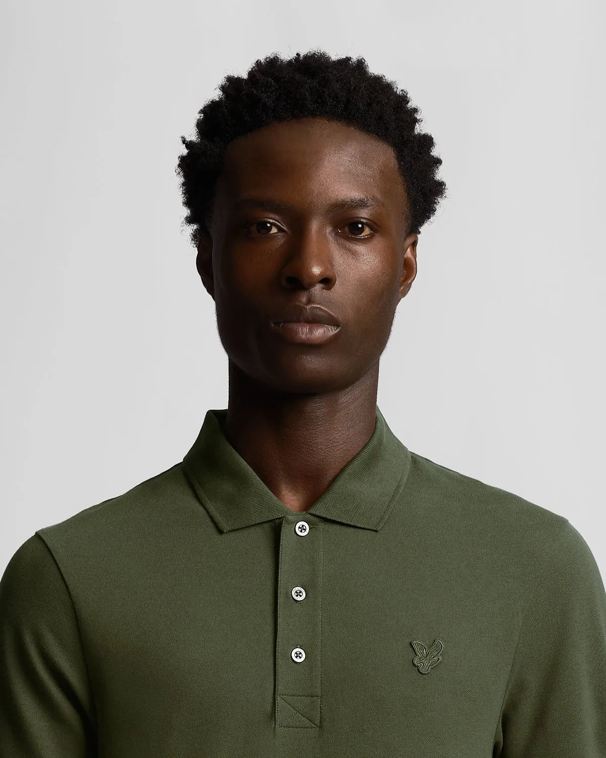 Tonal Eagle Polo Shirt