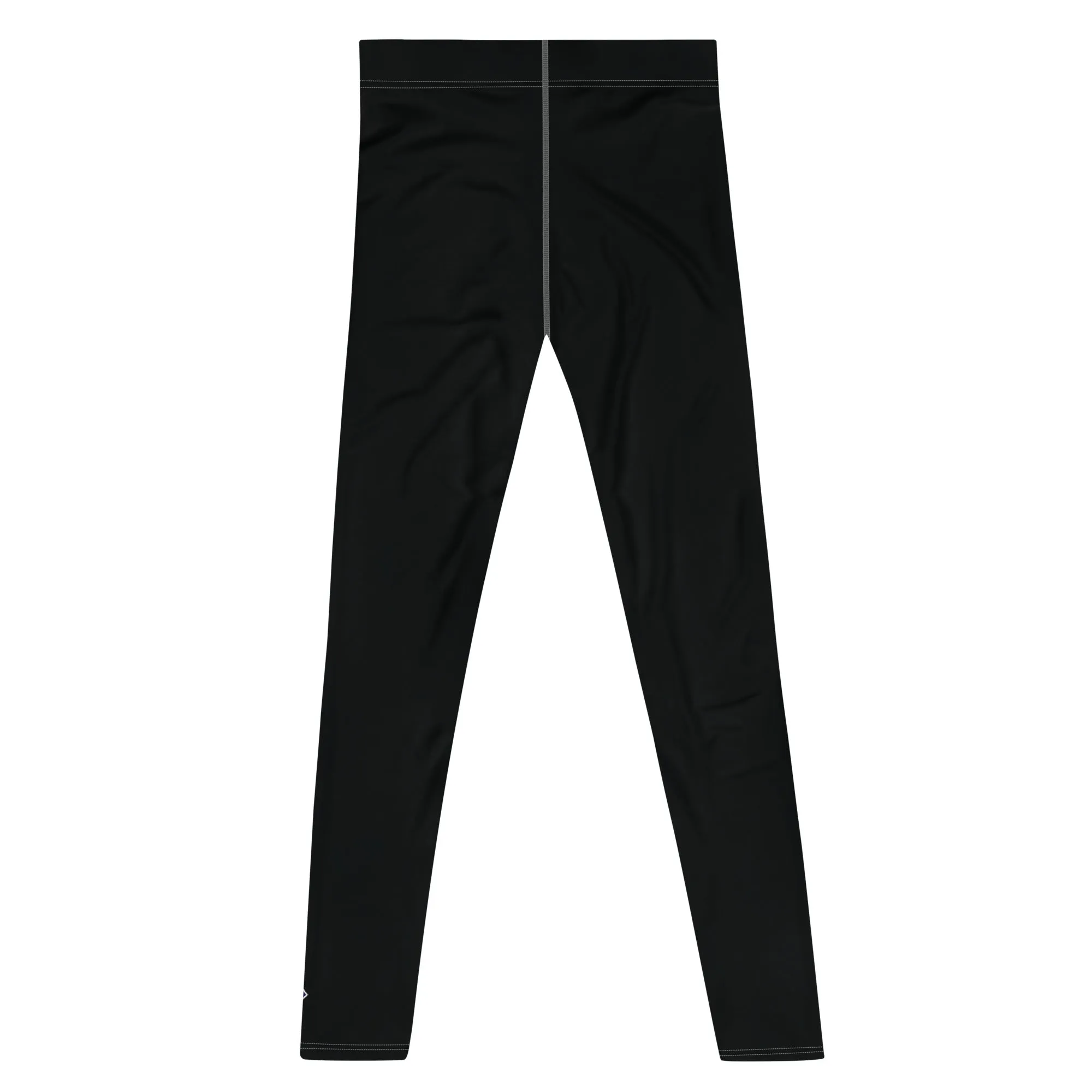 Urban Essentials: Solid Color Yoga Pants Leggings for Him - Noir